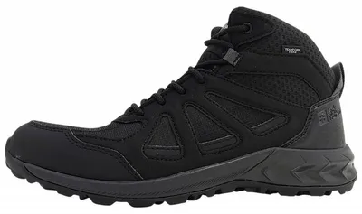 Produktbild von Jack Wolfskin Woodland Sportschuhe Herren Wanderstiefel Wanderschuh Schwarz Wandern
