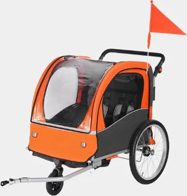 Produktbild von Famanu Fahrradanhänger - Robuste Transportlösung für Kinder und Gepäck - 61x31x37 cm