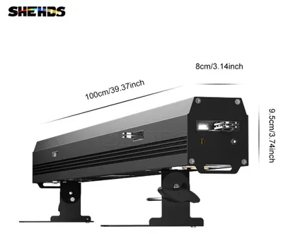 Immagine prodotto di Proiettore da parete, compatibile DMX, miscela RGBWA UV, proiettore da parete a LED