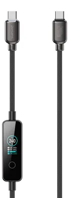 Zdjęcie produktu dla 4smarts 543240, 1,2 m, USB C, USB C, USB 2.0, 0,48 Gbit/s, Czarny