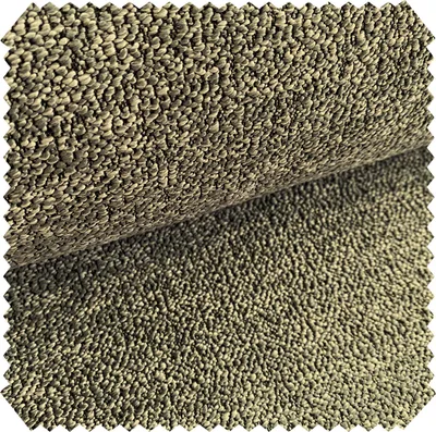 Produktbild von novely® ELMSTEIN - Weicher Bouclé-Möbelstoff in 3D Kieseloptik - Robuster Strukturstoff - Pflegeleichte Meterware 1lfm - Farbe: 95 Dunkelbeige