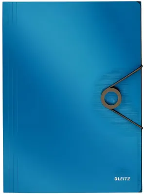 Produktbild von Leitz 45631030, Klappenordner, A4, Polypropylen (PP), Blau, 150 Blätter, 80 g/m²