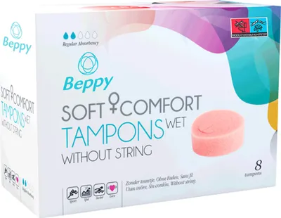 Produktbild von Tampons - Beppy Wet Tampons 8 Stk. Nass