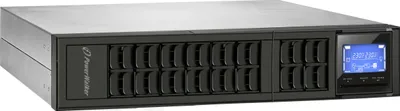 Zdjęcie produktu dla PowerWalker VFI 1000CRM LCD, Podwójnej konwersji (online), 1 kVA, 800 W, Sinus, 110 V, 300 V