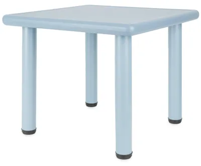 Produktbild von Bieco Kindertisch Groß Hazy Blue 62x 62x 52 cm | Kinder Tisch | Gartentisch Kinder Kunststoff | Gartenmöbel Kinder Outdoor | Kinder Gartenmöbel Kindertisch Outdoor Plastik Tisch Kinder