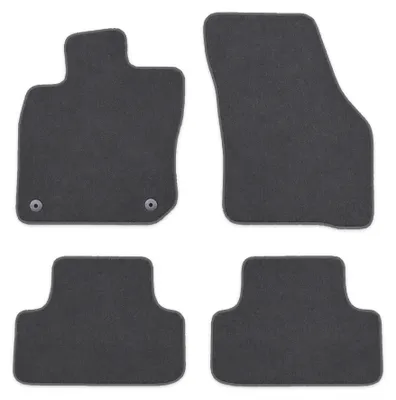 Image de Tapis De Sol De Qualité Supérieure Noir Pour Volkswagen T-roc Depuis 2025 4pcs