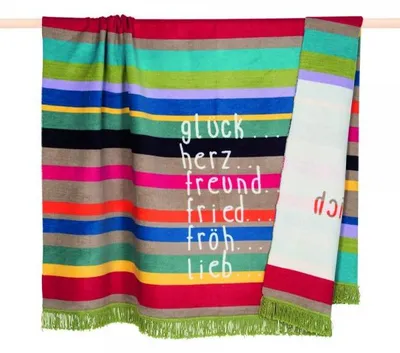 Produktbild von pad Decke Letters Streifen Multi (150x200cm)