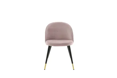 Produktbild von Venture Home Stuhl Velvet Staubiges Rosa 2er-Pack