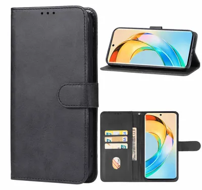 Immagine prodotto di Per Honor Magic 6 Lite Smart Cellulare Custodia Nera Custodia in Cover Case Book
