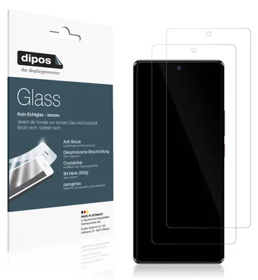 Obrázok produktu pre 2x ochranná fólia pre ZTE Blade V50 Design 5G - Anti-Shock 9H Film dipos Glass Plastic Glass