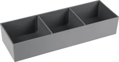 Produktbild von Ordnungsbox 32 x 11 x 6 cm grau