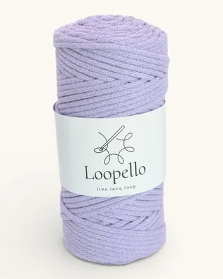 Produktbild von Loopello Baumwollkordel Classic 3 mm 100 m – Flieder