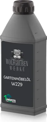 Produktbild von Gartenmöbelöl Möbelöl Terrassenöl Natur Leinöl Holzöl Holzpflege Holzschutz W229 - 1L