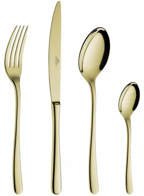 Produktbild von Besteckset Gerlach Muza 24-teilig Edelstahl Goldfarben
