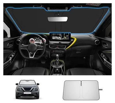 Imagen del producto de Parasol para el parabrisas de Nissan Juke, modelos 2020-2026