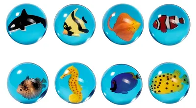 Produktbild von goki Flummy mit 3D Fisch, 1 Stk.
