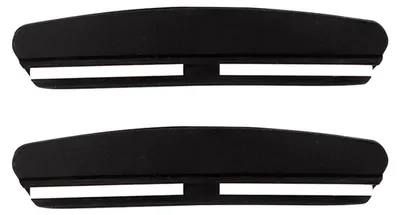 Messerschärfer-Positionierer, 2 Stück, 22x18x100 mm, schwarz