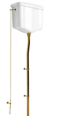 Produktbild von Kerasan WALDORF-RETRO Spülgarnitur mit Kette, Bronze