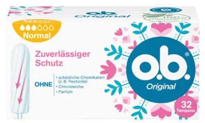 Produktbild von O.B. Tampons Normal 32pcs