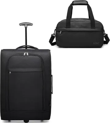 Produktbild von Famanu Trolley Koffer Handgepäck - Leichtgewicht - 53x36x18cm
