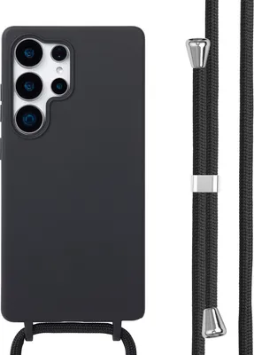 Image de imoshion Étui en silicone avec dragonne pour le Samsung Galaxy S25 Ultra - Noir