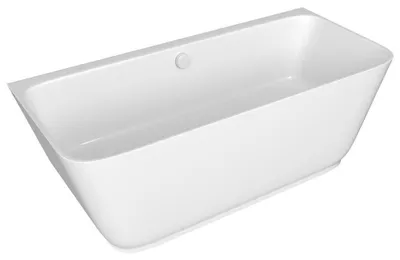 Productafbeelding van Polysan SKYLLA Vrijstaande badkuip voor wandmontage, 170x75x60 cm, wit