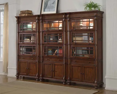 Produktbild von Set mit 3 Vitrinen Vitrine Schrank Vitrinen Wohnzimmer Schau Schränke Designer