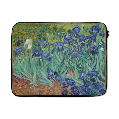 Produktbild von MuchoWow® Laptop Hülle 15 Zoll Schwertlilien - Vincent van Gogh Laptoptasche - Laptoptasche - Sleeve - Rundum-Schutz