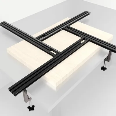 Image de Freesmal réglable - Longueur : 800 mm - Aluminium - Pour l'ébénisterie - Gabarit de précision