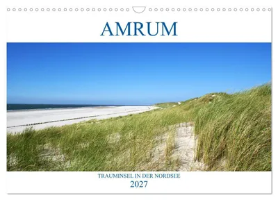 Produktbild von Amrum – Trauminsel in der Nordsee (Wandkalender 2027 DIN A3 quer), CALVENDO Monatskalender