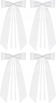 Produktbild von PartyDeco KOK2-008, Dekoration, Satin, Weiß, Universal, Unisex, 140 mm