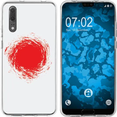 Produktbild von PhoneNatic Case kompatibel mit Huawei P20 Silikon-Hülle WM Japan M7