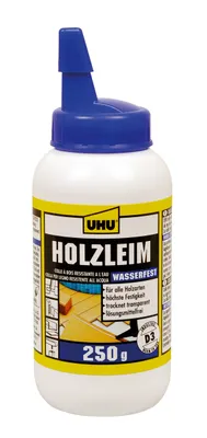 Produktbild von UHU Holzleim Wasserfest, Flüssigkeit, RoHS, REACH, CE, 1 Stück(e), Lösungsmittel, Niederlande
