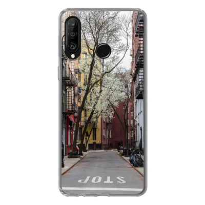 Produktbild von MuchoWow® Handyhülle Schutzhülle Hülle für Huawei P30 Lite New York - Amerika - NYC Silikon Softcase Handy Hülle - Handyhülle