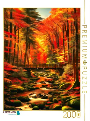 Produktbild von CALVENDO Puzzle Herbstwunder in New England | 2000 Teile Lege-Größe 90x67cm Foto-Puzzle für glückliche Stunden