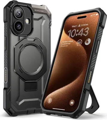 Produktbild von i-Blason 843439159167, Cover, Apple, iPhone 17, 16 cm (6.3"), Schwarz