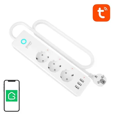 Produktbild von Gosund P1 PLUS smarte WiFi-Steckdosenleiste (4x AC Schuko, 3x USB-A) Tuya