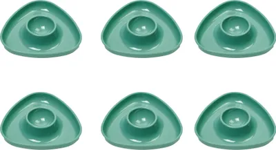 Produktbild von Westmark 6 Eierbecher Tri, dreieckig, mint-grün, 207022EM