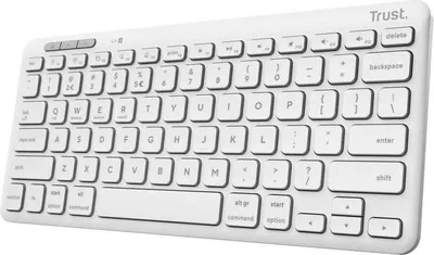 Image de Trust Lyra clavier RF sans fil + Bluetooth QWERTY Italien Blanc