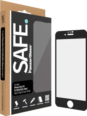 Image de PanzerGlass SAFE. by ® Protecteur d'écran iPhone 8 | 7 | 6 | 6s | SE (2020/2022) | Bord à Bord