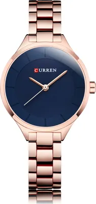 Produktbild von CURREN 9015 Quarzuhr fuer Damen, modische Damen-Kleideruhr fuer Business Casual, wasserdicht, elegante Armbanduhr mit Edelstahlarmband