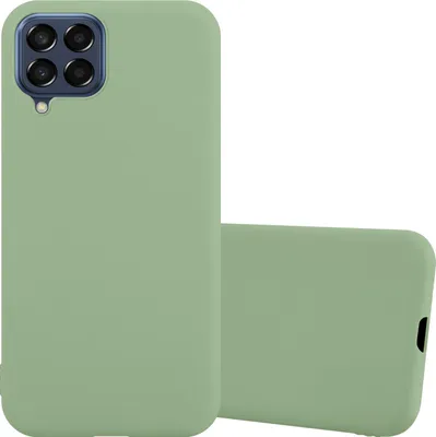 Produktbild von Cadorabo Hülle für Samsung Galaxy M33 5G Schutzhülle in Grün Handyhülle TPU Silikon Etui Case Cover