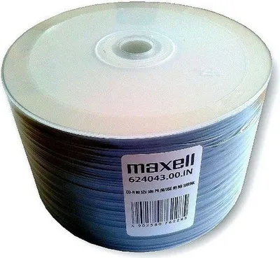Produktbild von Maxell 624043, 52x, CD-R, 120 mm, 700 MB, Schrumpfverpackt, 50 Stück(e)
