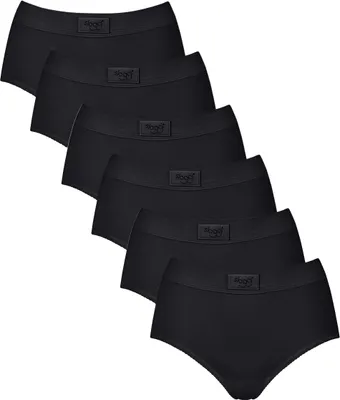 Produktbild von sloggi 6er Pack Double Comfort Maxi Slip Perfekter Sitz, Mit feinen Details, Angenehm auf der Haut