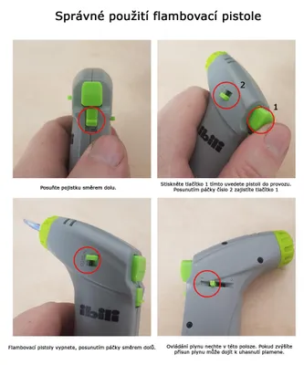 Zdjęcie produktu dla Mini pistolet do flambirowania - Ibili