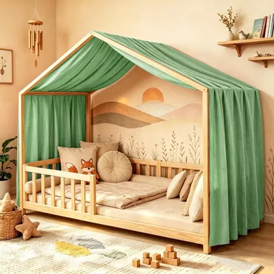 Image de Solidchoice - Tente de lit pour enfants, 100% coton