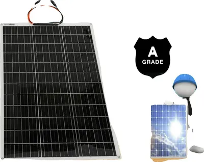 Zdjęcie produktu dla Panel słoneczny, 18 V, 810 x 515 x 3 mm, polipropylen PP, 2222 g,