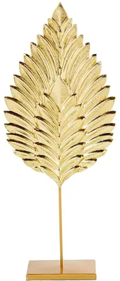 Tischdeko aus Metall mit Goldblatt, 8 x 19 x 47 cm