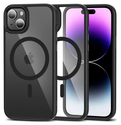 Zdjęcie produktu dla Tech-Protect Magmat Magsafe Iphone 15 Black/Clear