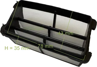 Immagine prodotto di Filtro aria per motosega Jonsered 2041 2045 2050 / 503 41 32-03 5034132-01